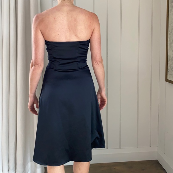 Black strapless a-line dress. Size small - Picture 3 of 6